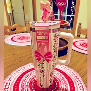 Hydragear Pink Rose 40oz Tumbler NWT